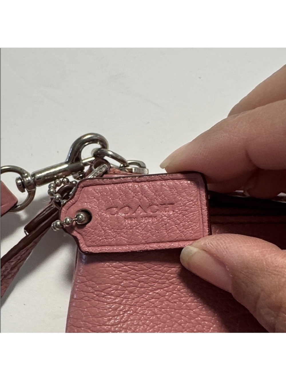 Coach Wristlet Leather 2 Zipper Pocket Small - Picture 3 of 8